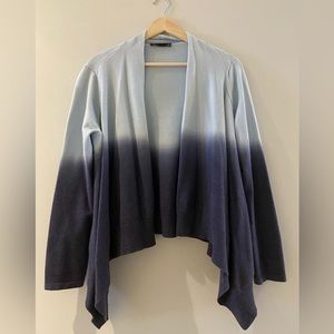 Dip Dye Ombré Cardigan Sz L